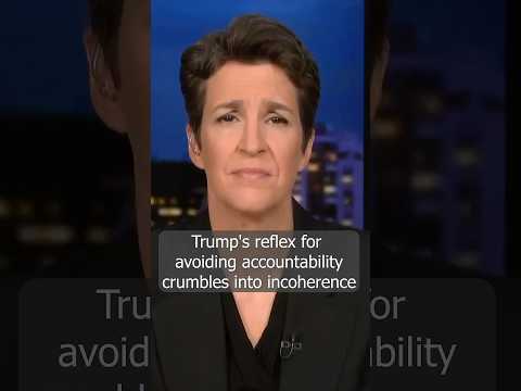 Donald Trump&#039;s reflex for avoiding accountability crumbles into incoherence