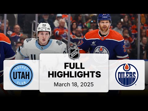 NHL Highlights | Utah Hockey Club vs. Oilers | March 18, 2025