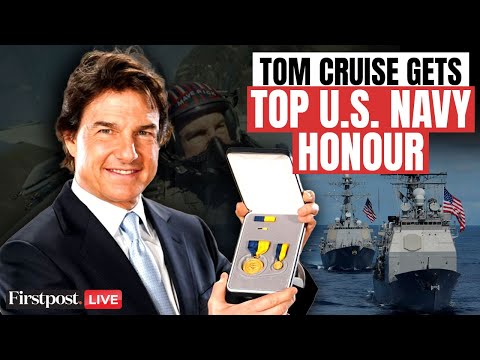 Watch | Tom Cruise Honoured with US Navy’s Highest Civilian Award
