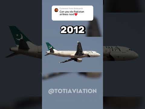 Evolution of Pakistan International Airlines 🇵🇰 #aviation