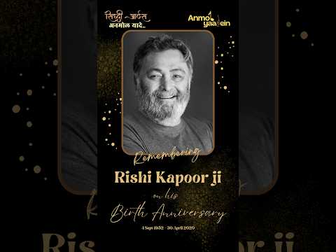 Remembering the legendary Rishi Kapoor on his birth anniversary 🌟 #RishiKapoor #Legend #birthday