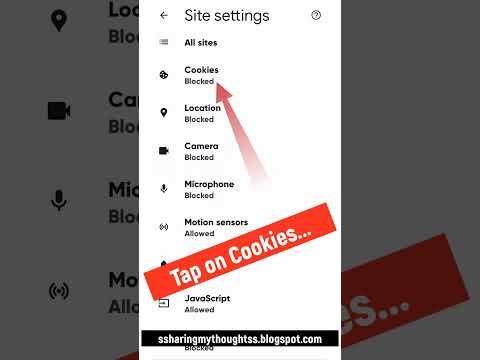 How to Enable Cookies on Google Chrome Android #shorts #googlechrome #chromesettings #chrome