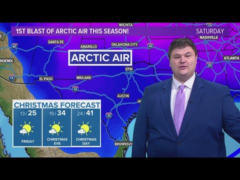 DFW weather: Arctic blast to hit Texas before Christmas