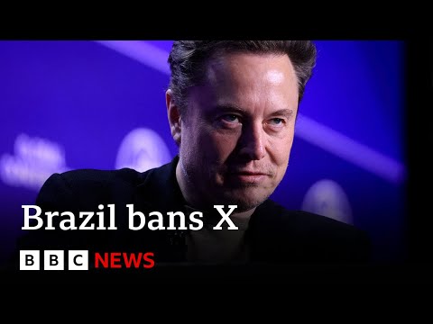 Brazil suspends social media platform X | BBC News