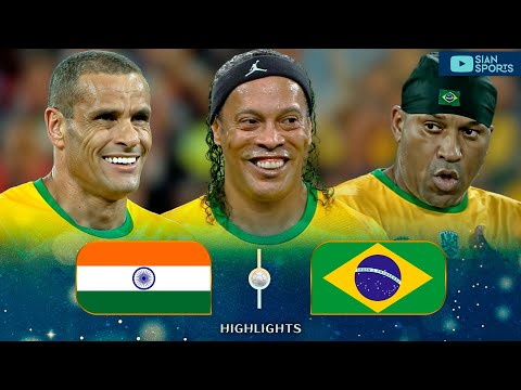 AFTER 23 YEARS, BRAZIL&#039;S LEGENDS REUNITE AND PUT ON A SHOW IN A FRIENDLY MATCH!