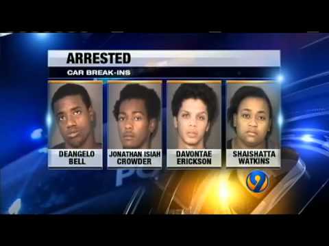 Four arrested in Union County for car break-Ins