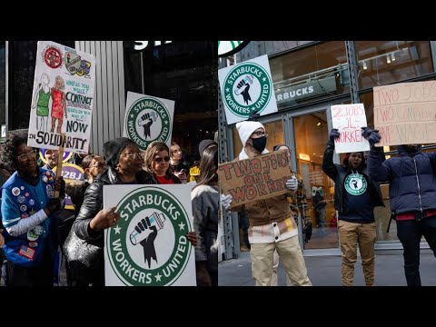 &quot;Starbucks and Amazon Workers Strike During Holiday Rush: The Fight Against Corporate Greed&quot;