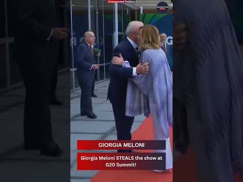 Giorgia Meloni STEALS the show at G20 Summit!