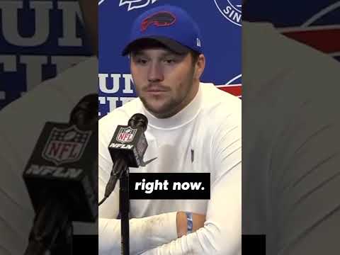 Josh Allen&#039;s response is HILARIOUS🤣🤣 #shorts #bills