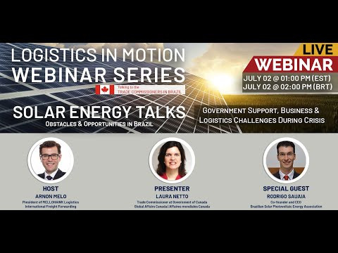 WEBINAR: SOLAR ENERGY TALKS - Obstacles &amp; Opportunities in Brazil