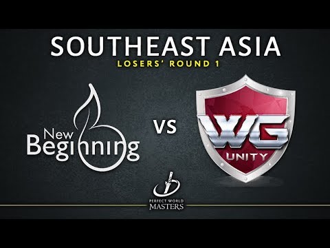 New Beginning vs WG.Unity Game 1 - Perfect World Masters SEA Qualifier Losers&#039; Round 1 - @Xyclopzz