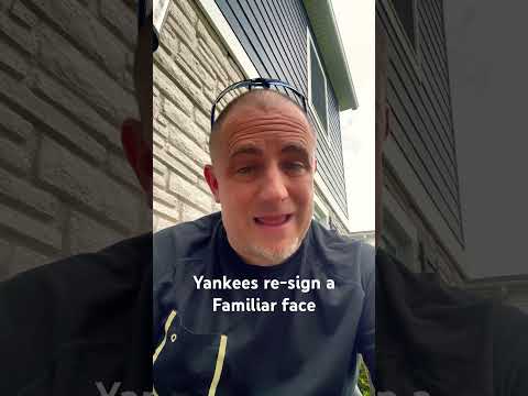 Yankees re-Sign a Familiar face #breakingnews #yankees #mlb #youtubeshorts