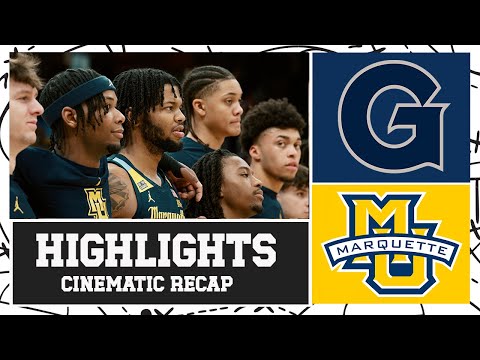 Marquette Golden Eagles vs Georgetown Hoyas Cinematic Recap | Starting Five Reaches Double Digits
