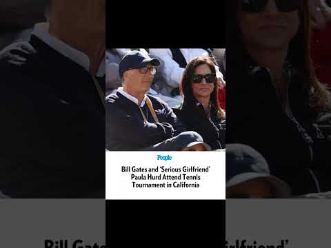 Bill Gates and Paula Hurd attended the BNP Paribas Open in California last week