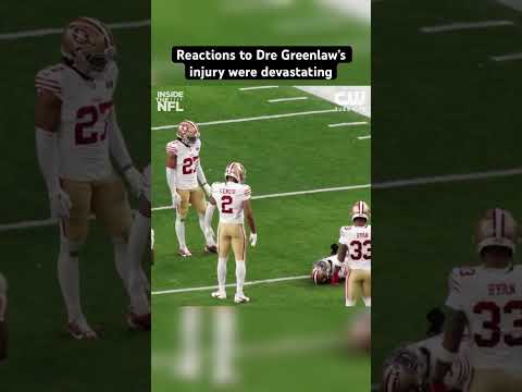 #49ers Dre Greenlaw’s injury left the team in absolute disbelief during the Super Bowl 💔