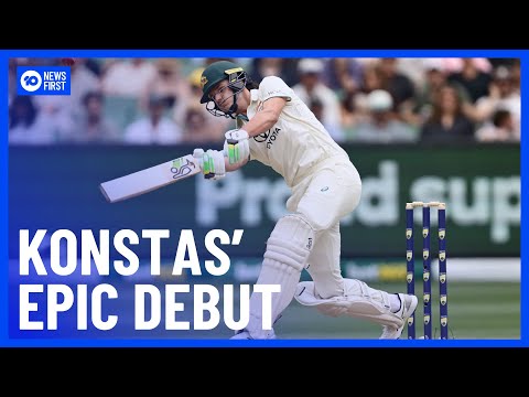 Boxing Day Test: Aussie Teen Sam Konstas’ Smashing Debut Against India