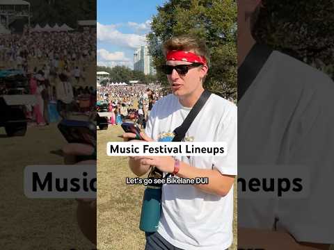 Music Festival Lineups