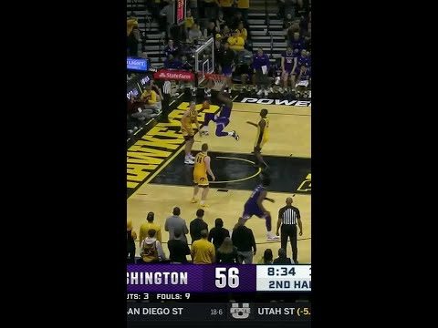 Top Dunks of the Game | Washington at Iowa | Big Ten Basketball | 02/22/2025