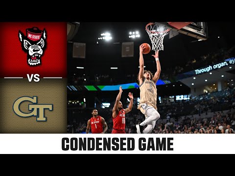 NC State vs. Georgia Tech Condensed Game | 2024-25 ACC Men&#039;s Basketball