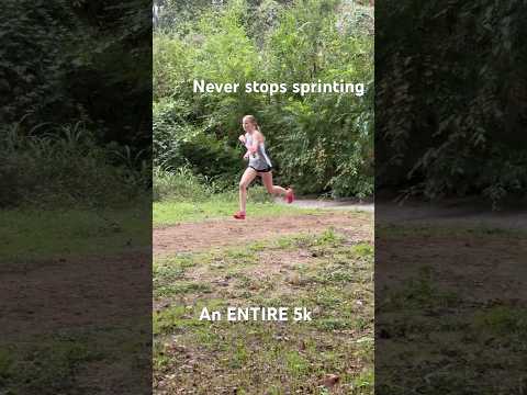 Unbelievable! Texas State Champion Sprints Entire 5K #youtubeshorts #texas #crosscountry