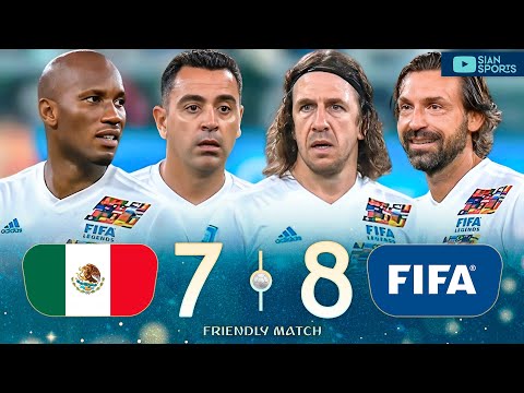 DROGBA, XAVI, PUYOL, PIRLO AND OTHER LEGENDS PUT A SHOW AT THE CHARITY GAME IN MONTERREY 2024 !