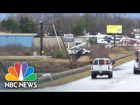 Severe weather strikes Southeast as California braces for more